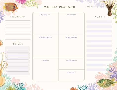 Weekly Planner Example 的图像结果