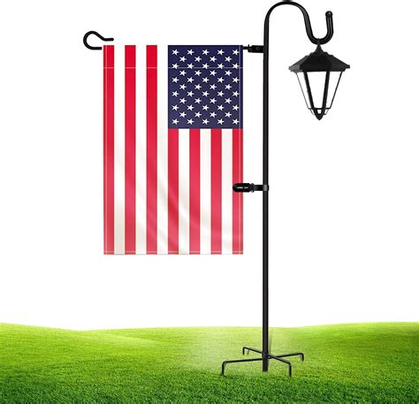 Amazon.com : JOYSEUS Garden Flag Holder Stand and Shepherd Hook, 36 ...