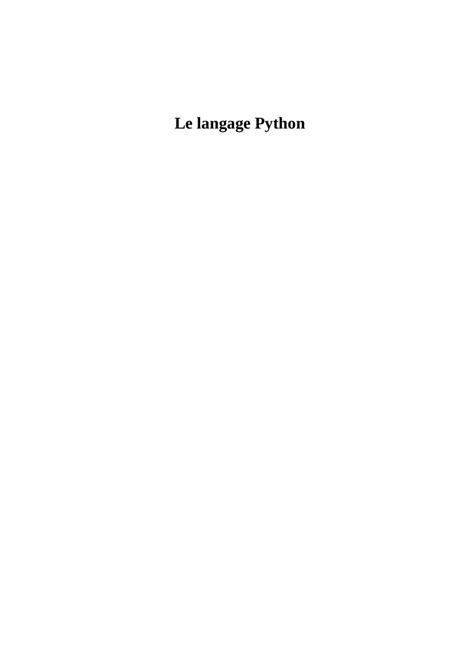Image result for Python PDF Francais