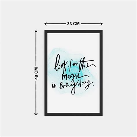 Buy Spectrum White Printed Glass Picture Frame - 33x48cm from Home ...
