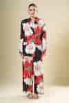 Buy Multi Color Floral Print Blazer And Trouser Set For Women by Afew ...