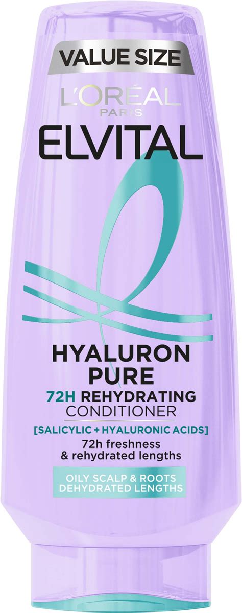 Loreal Paris Elvital Hyaluron Pure Rehydrating Conditioner 400 ml ...