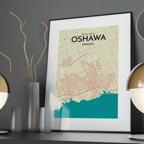 Trinx «Oshawa City Map», impression en 2024
