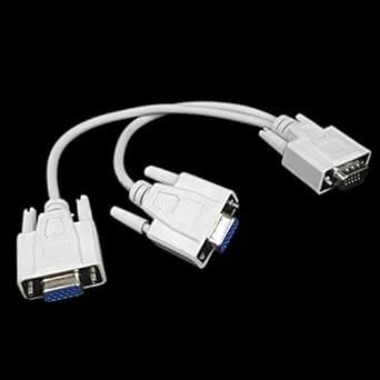 QualiTek VGA Monitor Y Splitter (RGB : Amazon.in: Industrial & Scientific