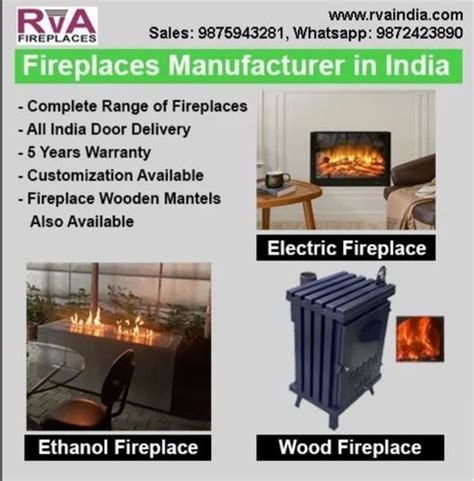 Fire Pit - Bio Ethanol Fireplace 24x7x5 Inches (L x W x H) RBEF-2475-M ...