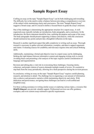 Image result for Essay Paper Report