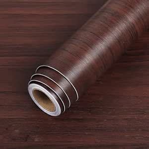 Wall Paper/Wall Sticker Self Adhesive Wooden Wallpaper for Walls Living ...