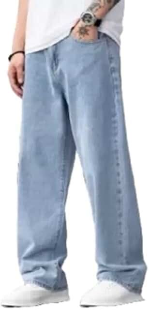 Amazon.in: Loose Fit - Men's Jeans / Men's Clothing: Clothing & Accessories