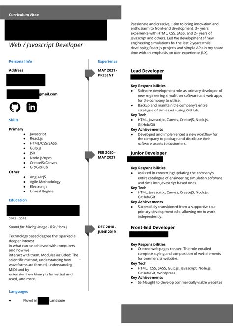 Image result for CV JavaScript