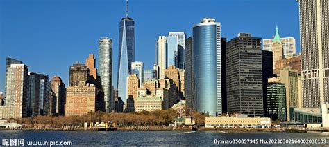 美国纽约市摩天大楼鸟瞰图高清图片下载-正版图片502754478-摄图网