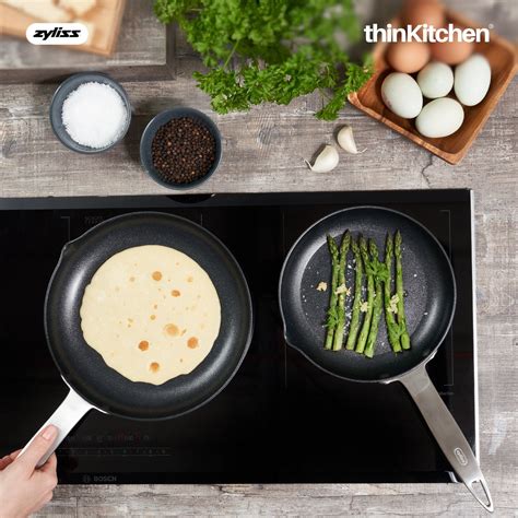 Buy Zyliss Ultimate Pro 20cm Frying Pan With Spout Online at thinKitchen