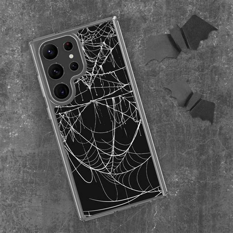 Spider Webs Clear Case for Samsung®, Halloween Phone Case, Gothic ...