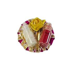 Buy Nilanchal Handicrafts Roli Chawal Platter (Set of 6) -Rakhi Platter ...