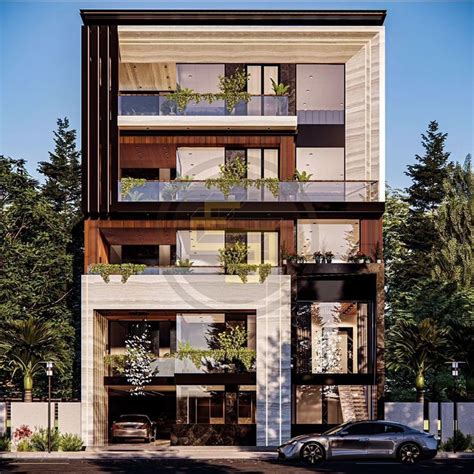 Building Front Elevation Design 的图像结果