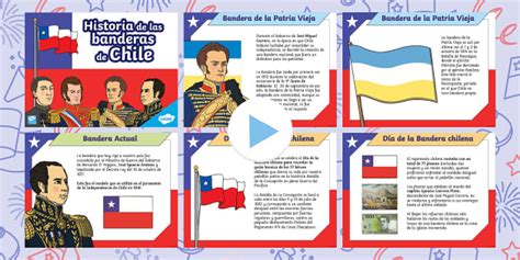PowerPoint Historia de las banderas de Chile