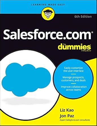 Buy Salesforce.com For Dummies, 6ed Book Online at Low Prices in India ...
