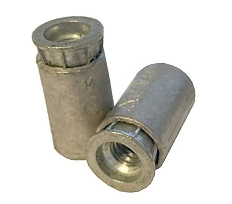 Qty 100 Anchors for Concrete, 1/4-20 Thread for Hurricane Shutter Bolts ...