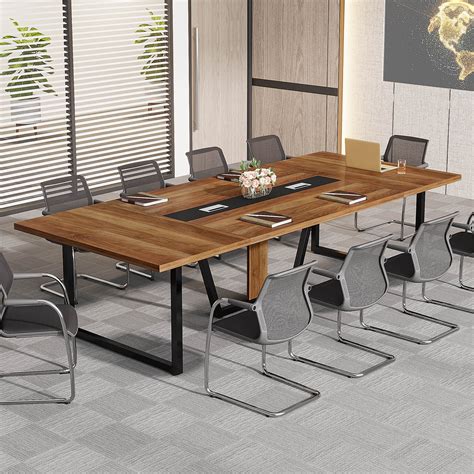 Millwood Pines Anoush Rectangular Conference Table & Reviews | Wayfair