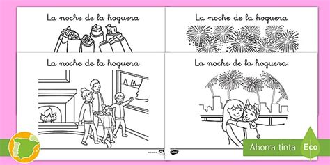 Hojas de colorear: La noche de la hoguera (teacher made)