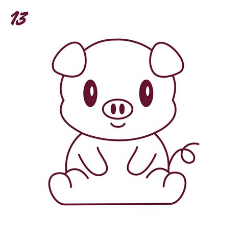 How to Draw a Pig: Easy Step-by-Step Tutorial