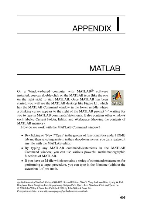 Image result for MATLAB Book PDF