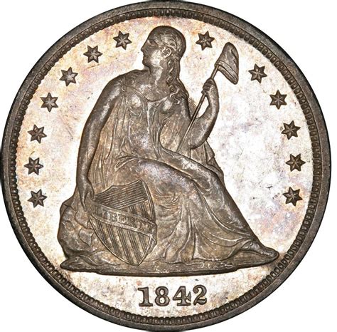 1842 Seated Liberty Silver Dollar Values - Live Pricing | CoinValues.com