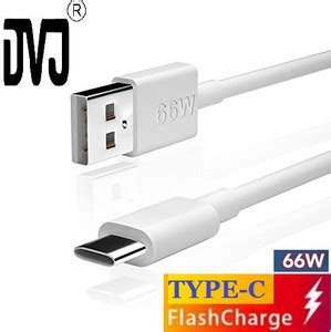 DVJ USB Type C Cable 2 A 1 m 66W FLASH CHARGE CABLE FOR Vivo Y73,Vivo ...