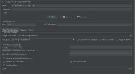 JMeter Test Script Recorder 的图像结果