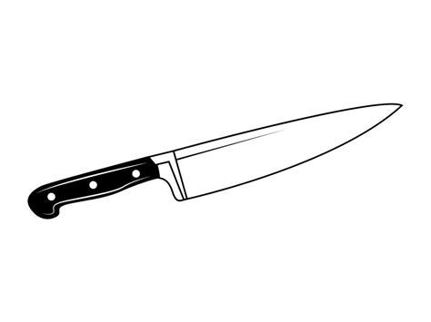 Knife #4 Svg, Knife SVG, Kitchen Knife Svg, Knife Clipart, Knife Files ...