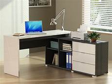 lade per scrivania scrivania angolare pivola con scomparti bianco e grigio lade per scrivania scrivania angolare pivola con scomparti bianco e grigio