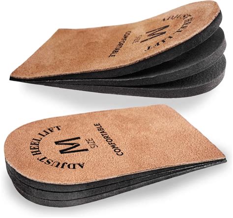 Amazon.com: Adjustable Heel Lift Inserts for Shoes - Bukihome ...