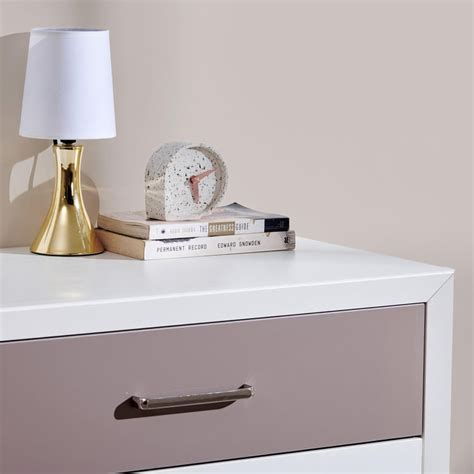 Buy Quadro Chest of 5 Drawers - White from Home Centre at just INR 24995.0