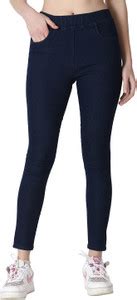 3BUTTERFLIES Skinny Women Dark Blue Jeans - Buy 3BUTTERFLIES Skinny ...