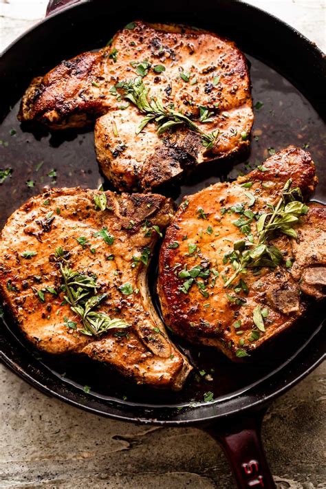 Baked Pork Chop Center Loin