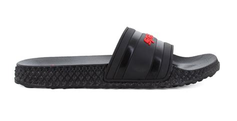 Shop Black Red Slippers for Men SFG 102 Online at Best Price