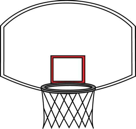 Basketball Hoop Clipart - Enhancing Your Basketball Designs