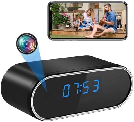 Buy Hidden Camera, Clock Camera, 140° Wide Angle, Smartphone Linkage ...