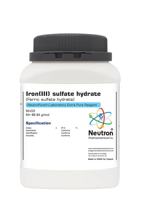 Iron (iii) sulfate hydrate | Neutronco