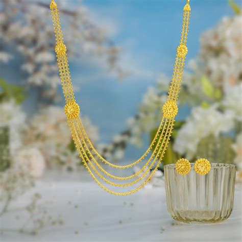 Alluring Four Layer Necklace Set