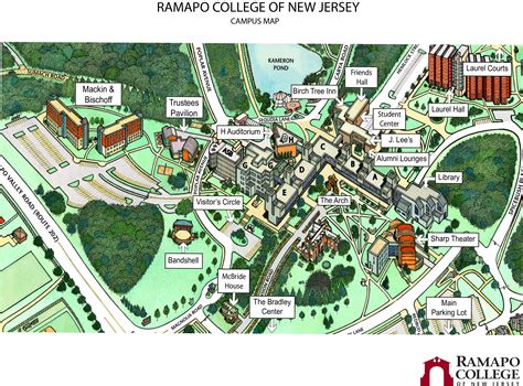 Ramapo College of New Jersey Campus Map