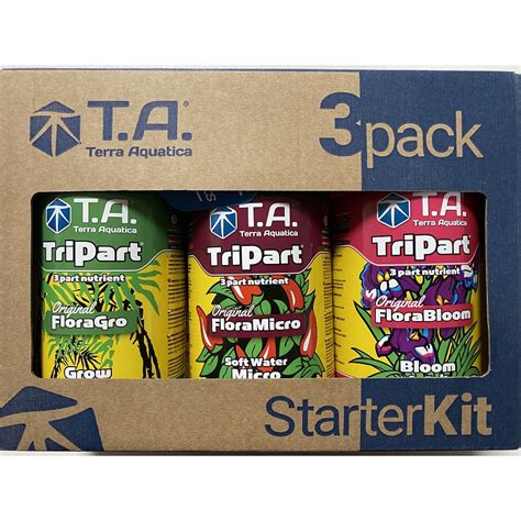 Terra Aquatica - 3pack TriPart Soft Water starterkit - Superseeds.dk