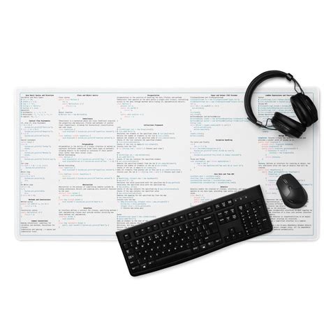 Image result for JavaScript Cheat Sheet Mouse Pad