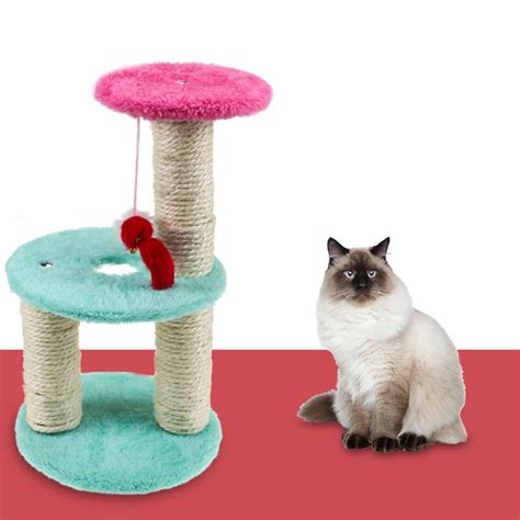 ZIG Cat Tree House Scratch Toy Mouse Scratchers Pet India | Ubuy