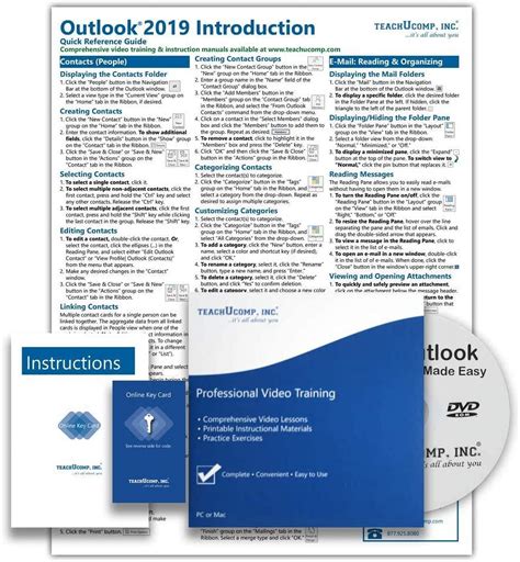 TeachUcomp, Inc. Outlook 2019 & 365 Deluxe Training: Video Lessons ...