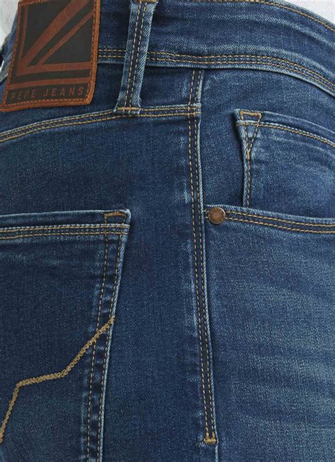 Danial Blue Low Rise Tapered Jeans | Pepe Jeans India