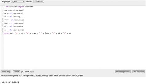 Python Shell Online 的图像结果