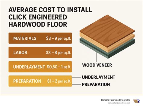 Average Cost to Install Click Engineered Hardwood Floor 2025: Top ...