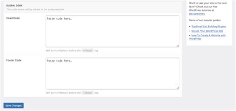 Footer Code 的图像结果