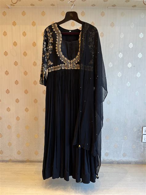 Black Charm Anarkali – Ranas Vogue