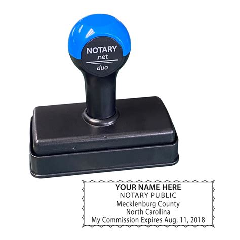 North Carolina Traditional Notary Stamp » Notary.net
